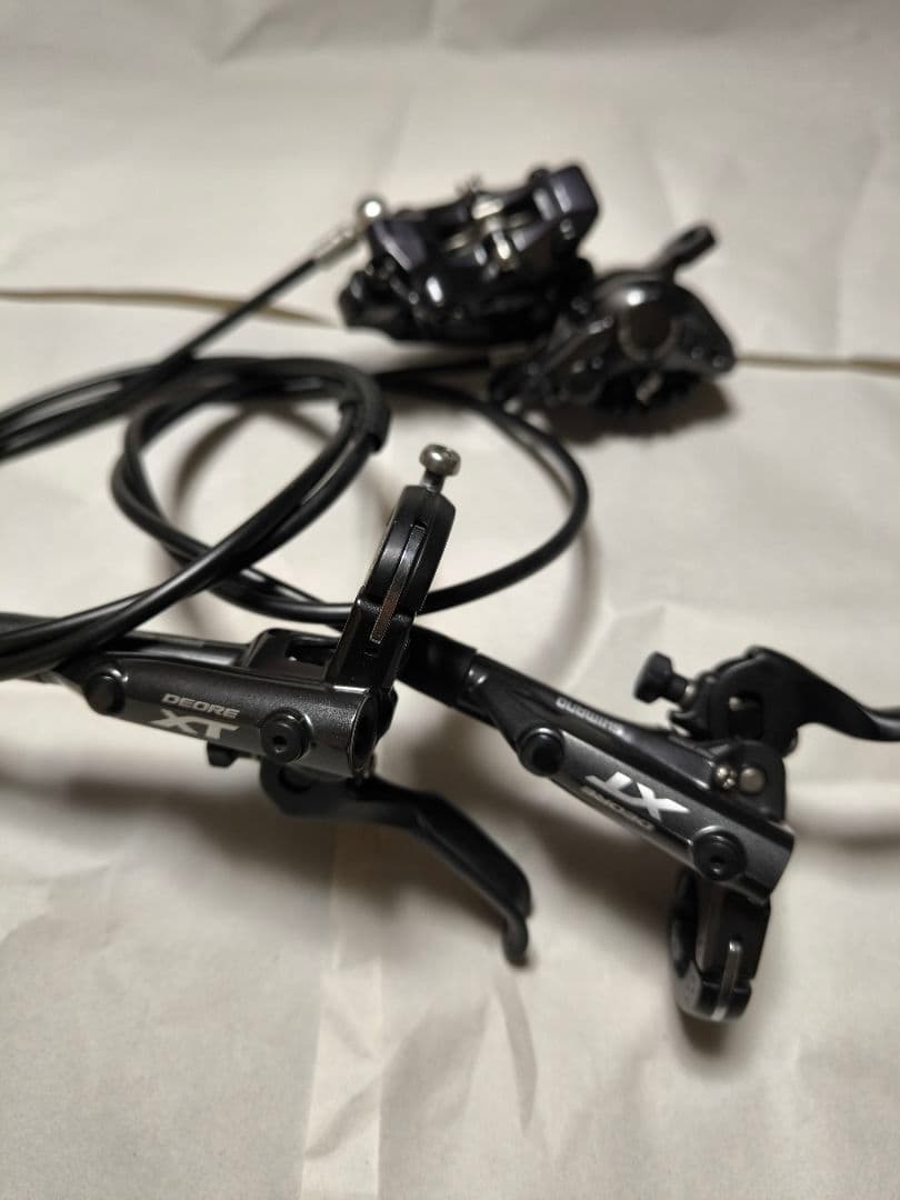 Shimano Deore XT 油圧ブレーキ前後セット