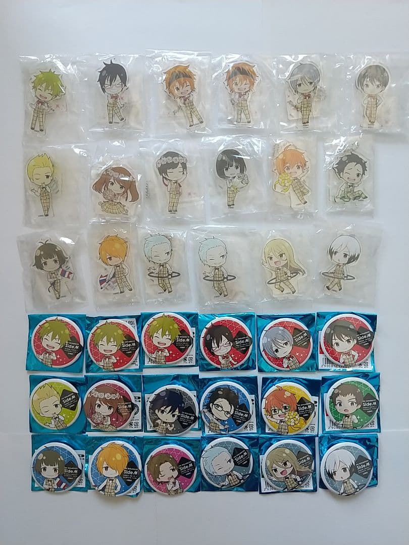 アイドルマスターSideM アニメイトカフェ 2017 アクスタ 缶バッジ