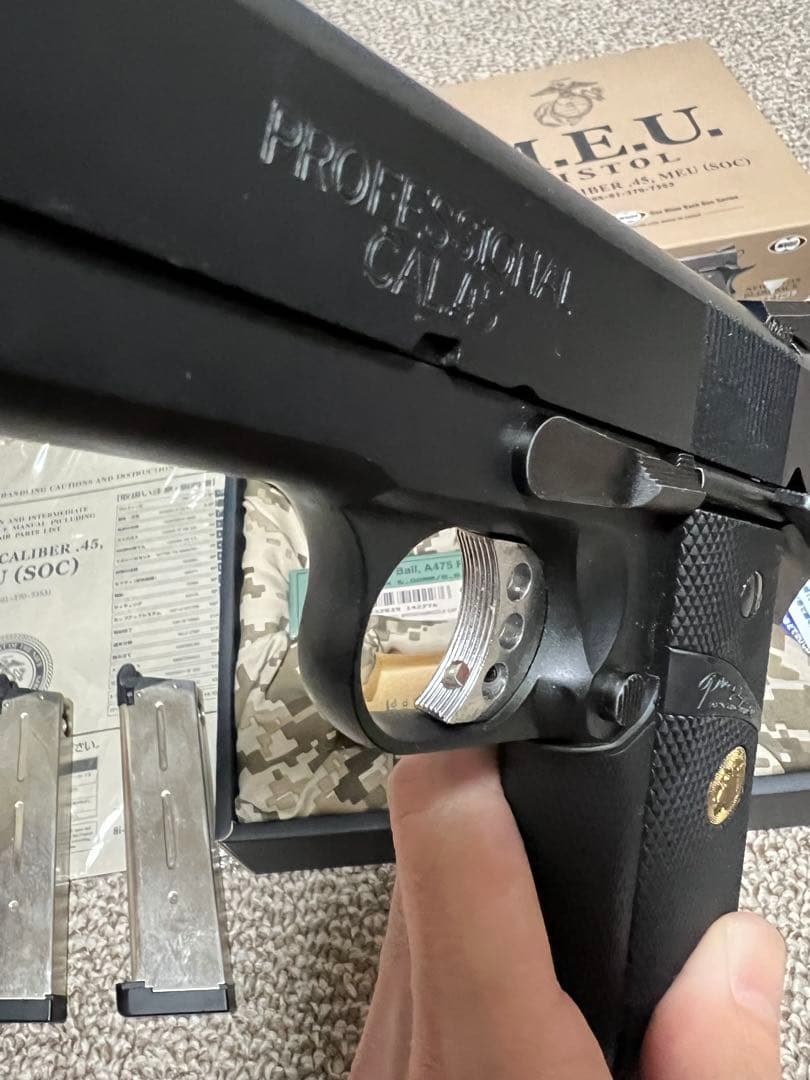 東京マルイ M.E.U. PISTOL .45ガスガンMEU ピストルおまけ付き