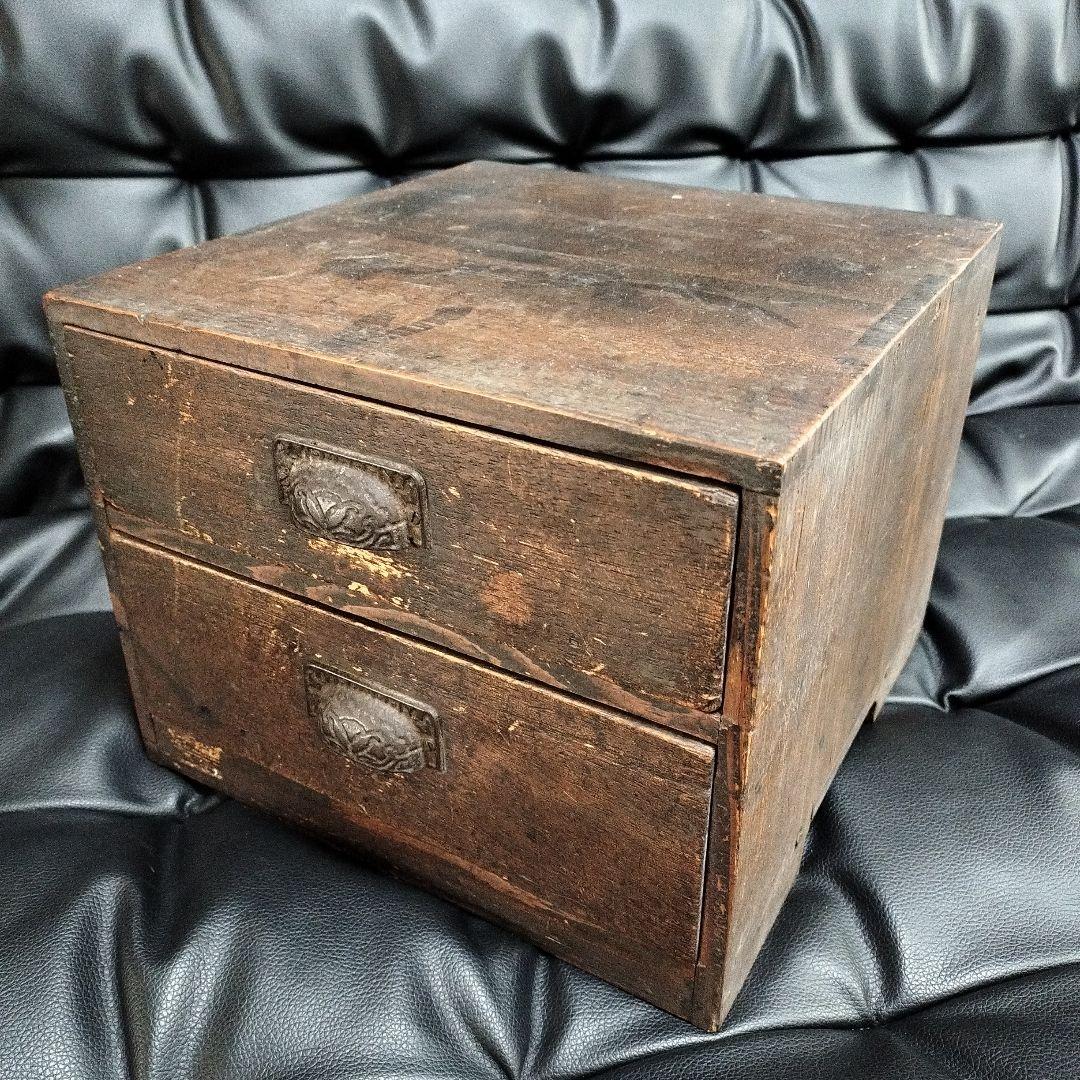 アンティーク 小物入れ 古道具 レトロ