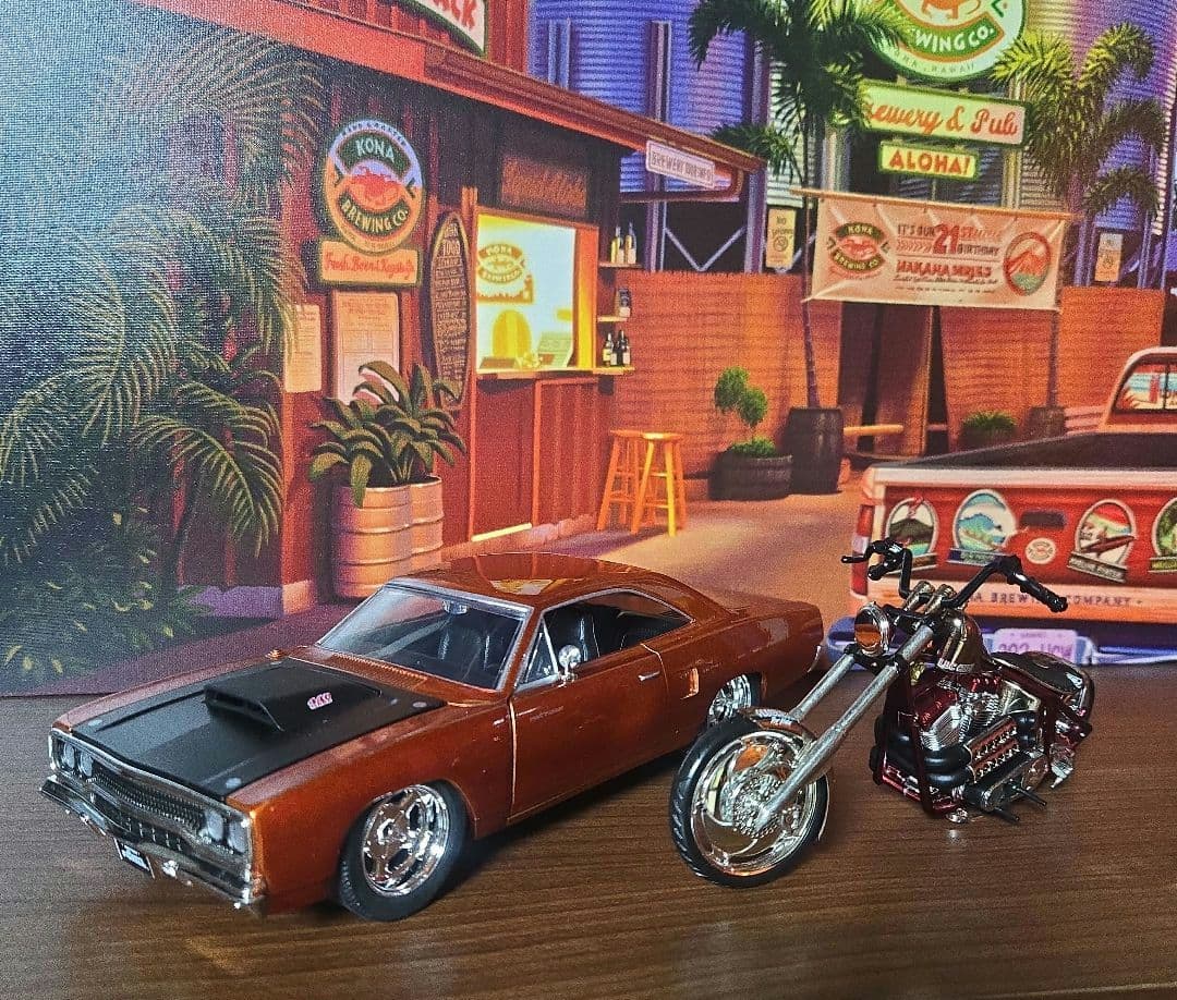 ロードランナー1/24　ウエストコーストチョッパーズ1/18 ★2台セット★