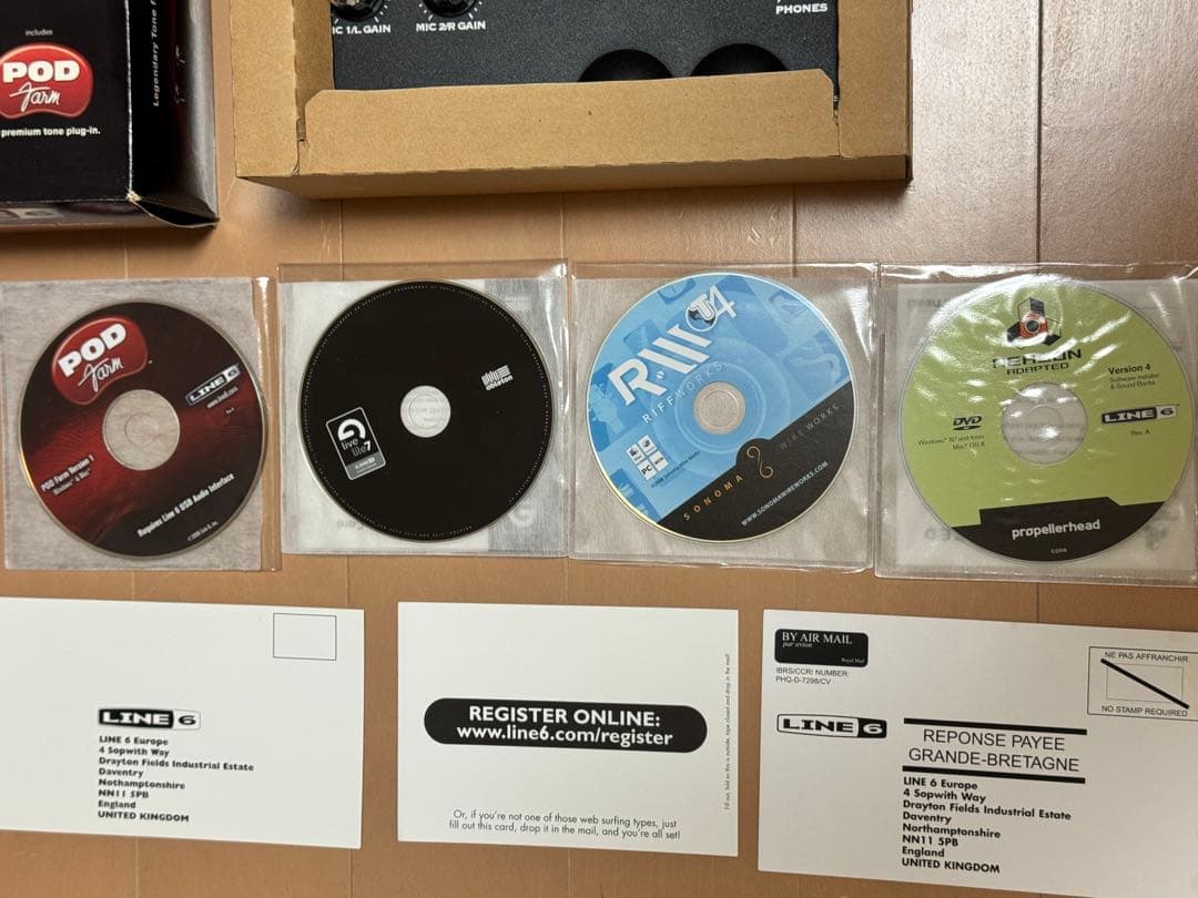 LINE 6 POD Studio UX2 オーディオインターフェイス