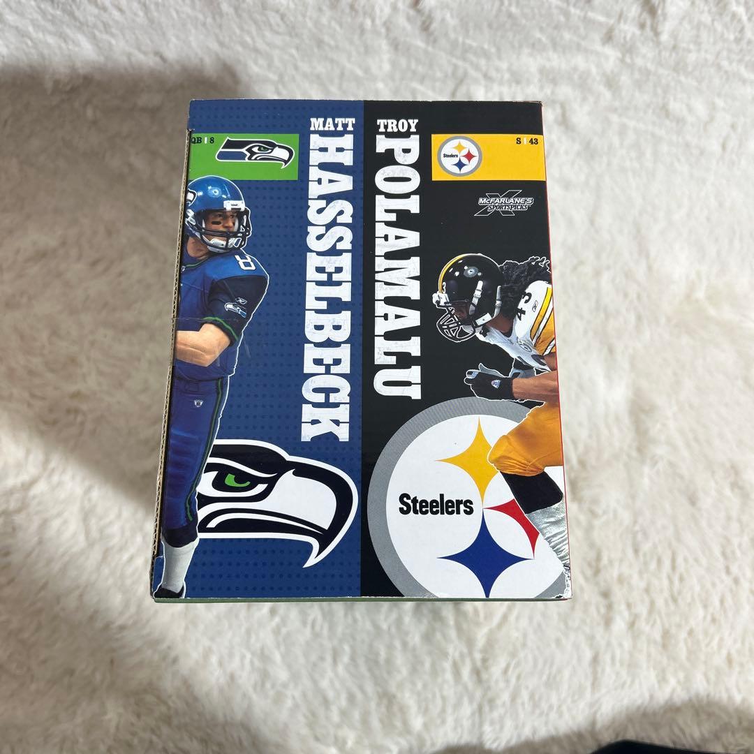 Matt Hasselbeck & Troy Polamalu フィギュア