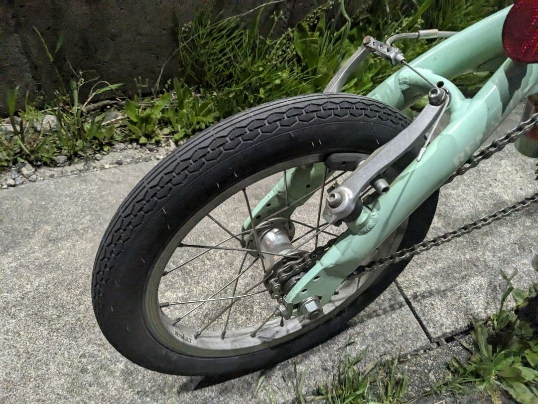 折りたたみ自転車 RENAULT LIGHT8ミントグリーン