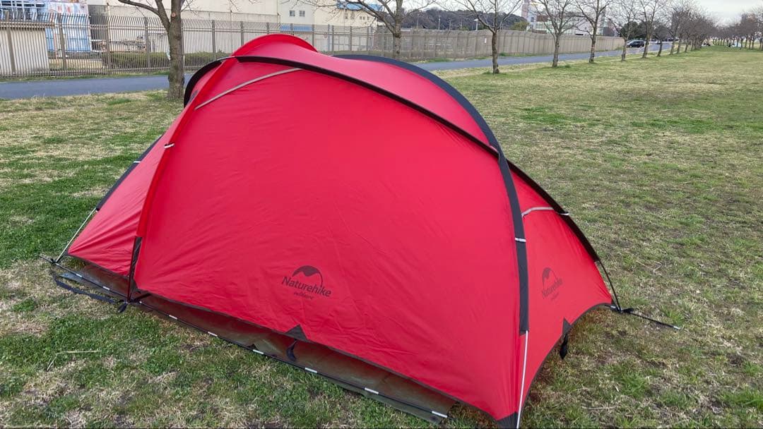 Naturehike hiby3 赤 ドーム型キャンプテント