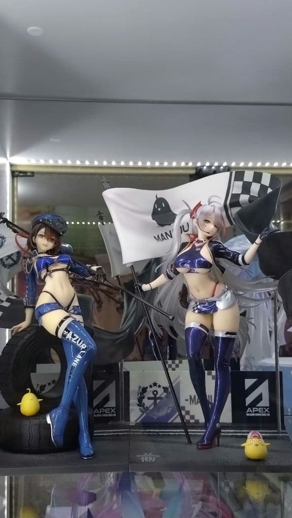 アズールレン　プリンツオイゲン、ボルチモアレースクイーンフィギュア2点セット