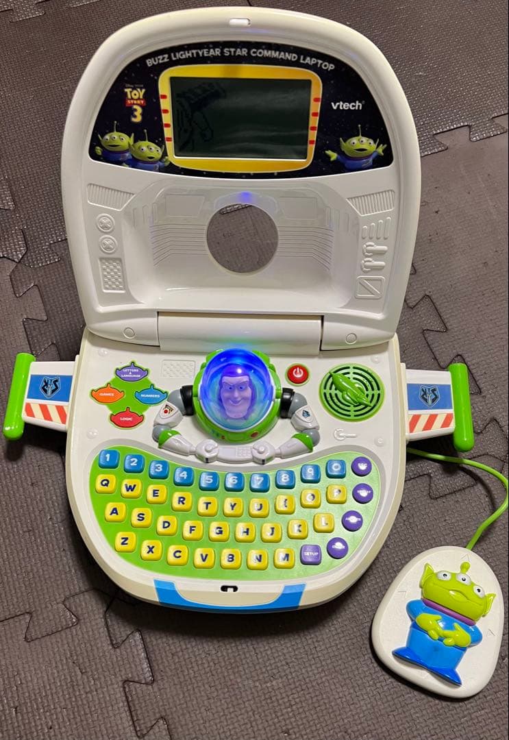 ✨レア✨vtech バズ・ライトイヤー トイストーリー3 PC パソコンおもちゃ