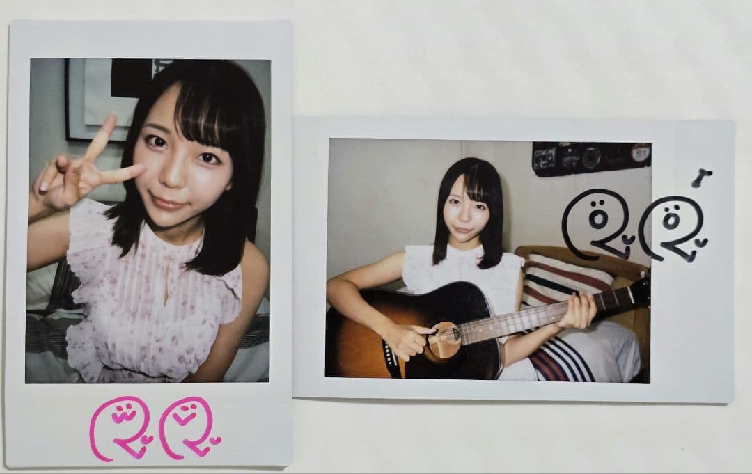 莉々はるか サイン入り チェキセット