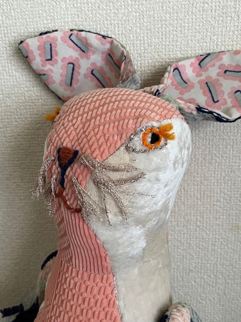 minaperhonen×ナタリーレテPOMPONうさぎぬいぐるみ