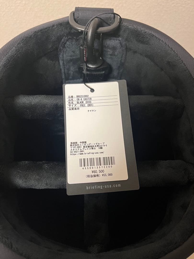 【新品】BRIEFING キャディバッグ CR-6 CASTER ブラック