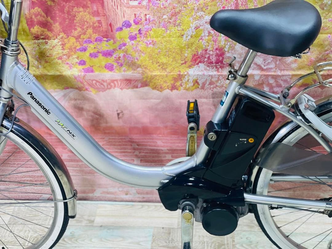 K2896 電動自転車パナソニック ママチャリ 24インチ 8.9Ah送料無料