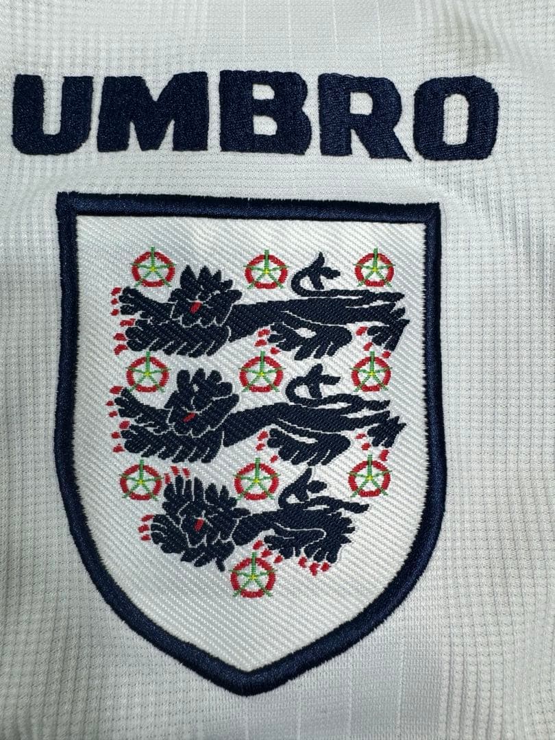 アンブロ　95 イングランド代表　ユニフォーム　#7 ベッカム　L 長袖