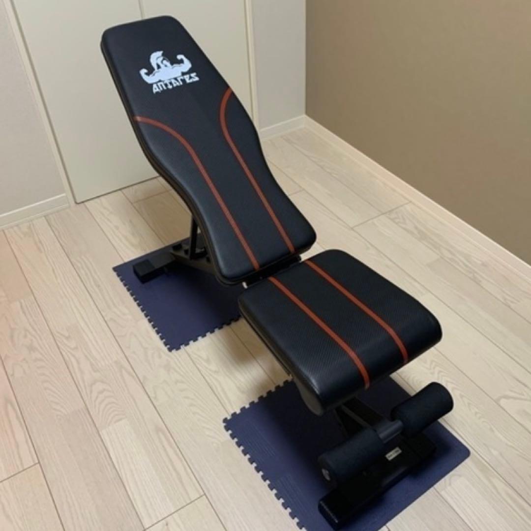 筋トレセット　トレーニングベンチ&可変式ダンベル40kg 2個セット