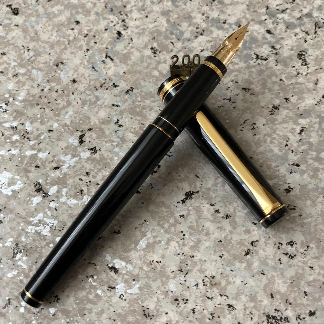 #200 オーバーホール済み 万年筆 パイロット PILOT エラボー 14k