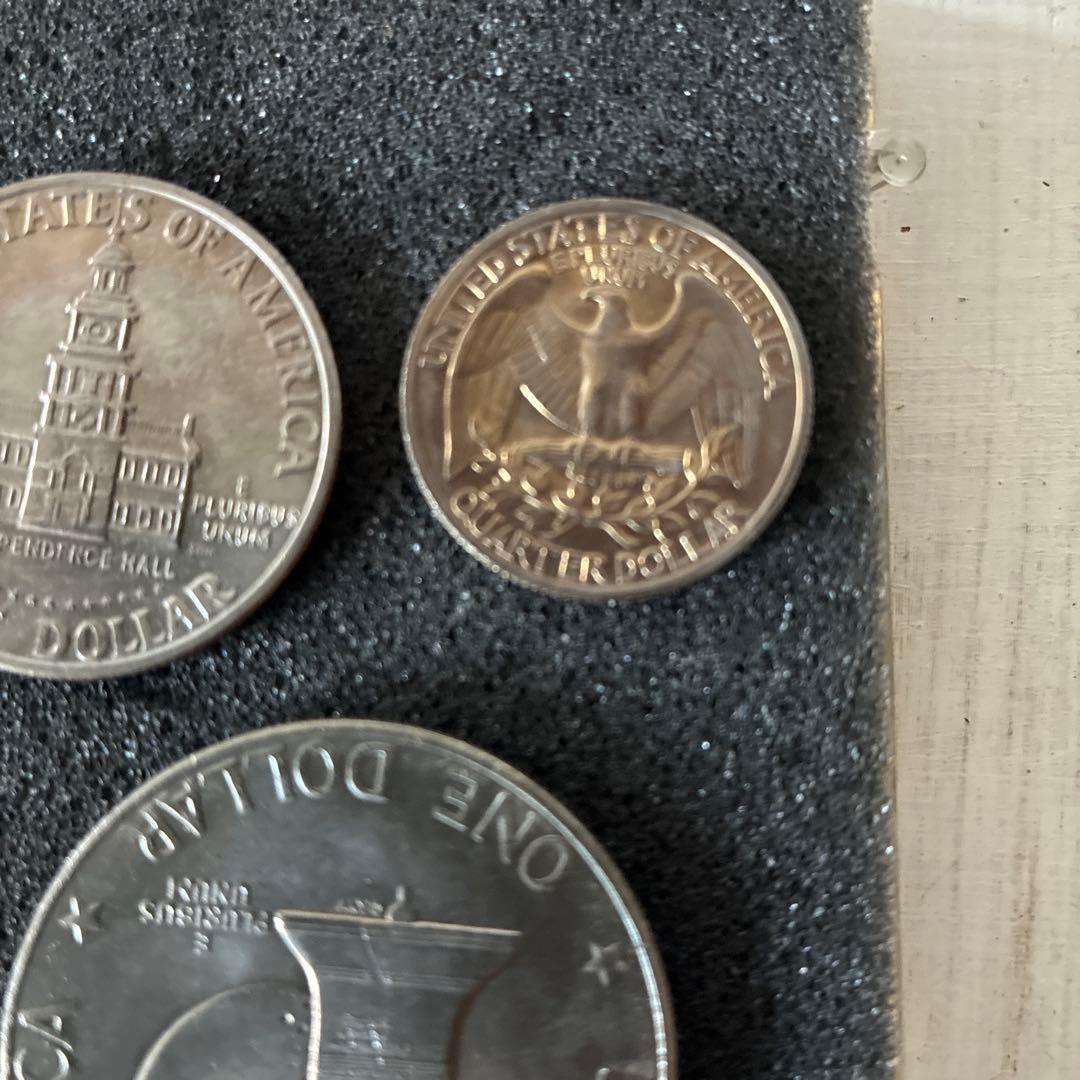 1976年記念硬貨セット　アイゼンハワー 1ドル硬貨 アメリカ独立200周年
