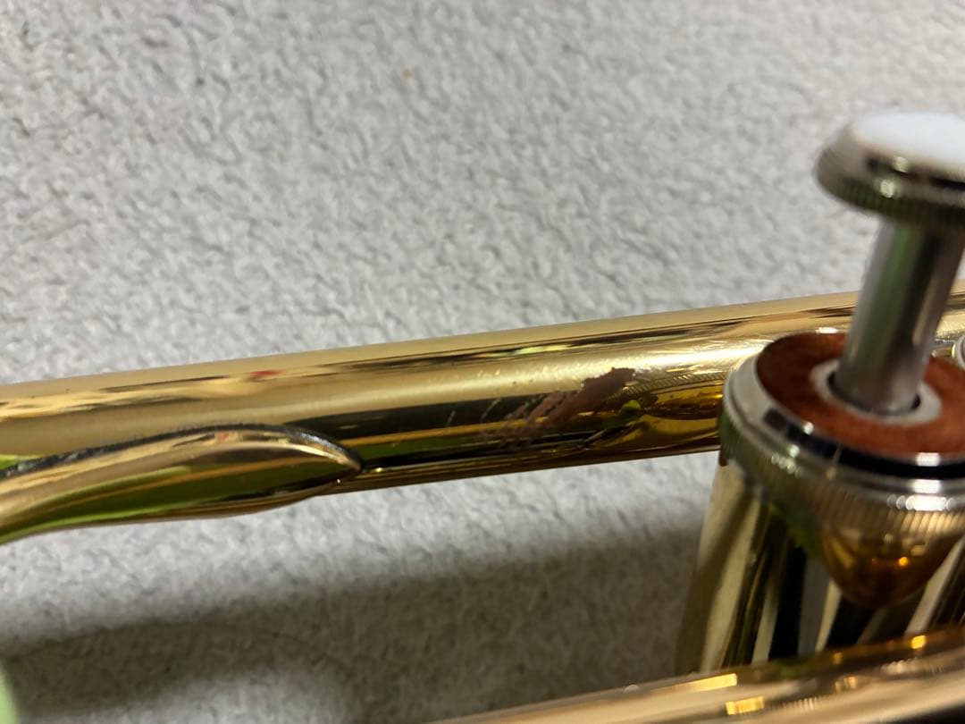 YAMAHA トランペット本体 ゴールド ケース付き