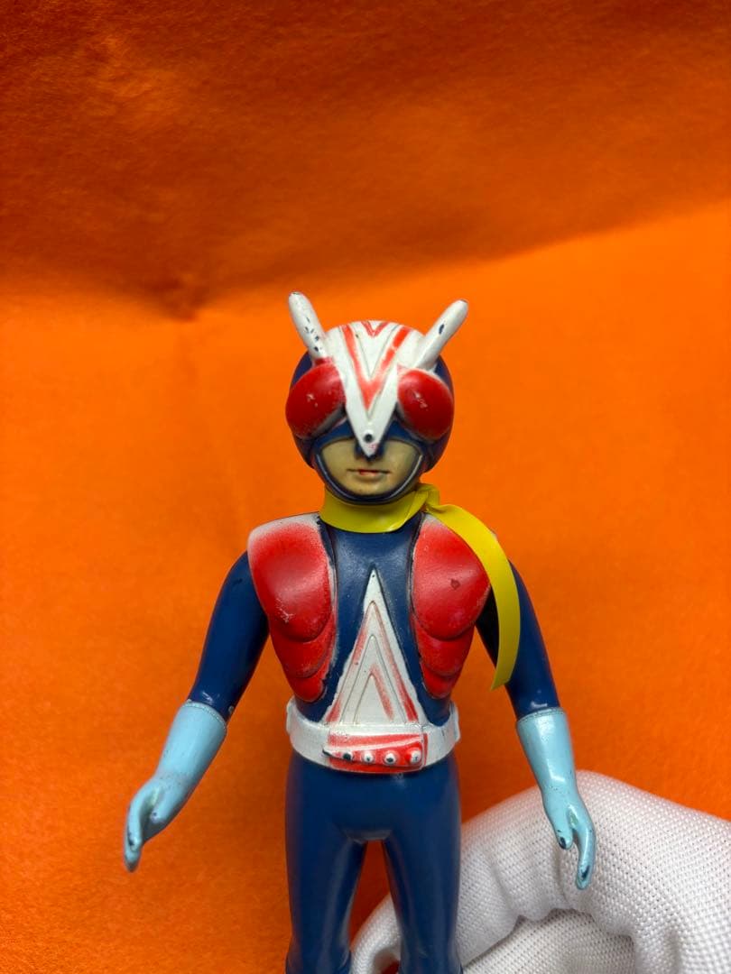 当時物 仮面ライダー ライダーマン ソフビ ポピー
