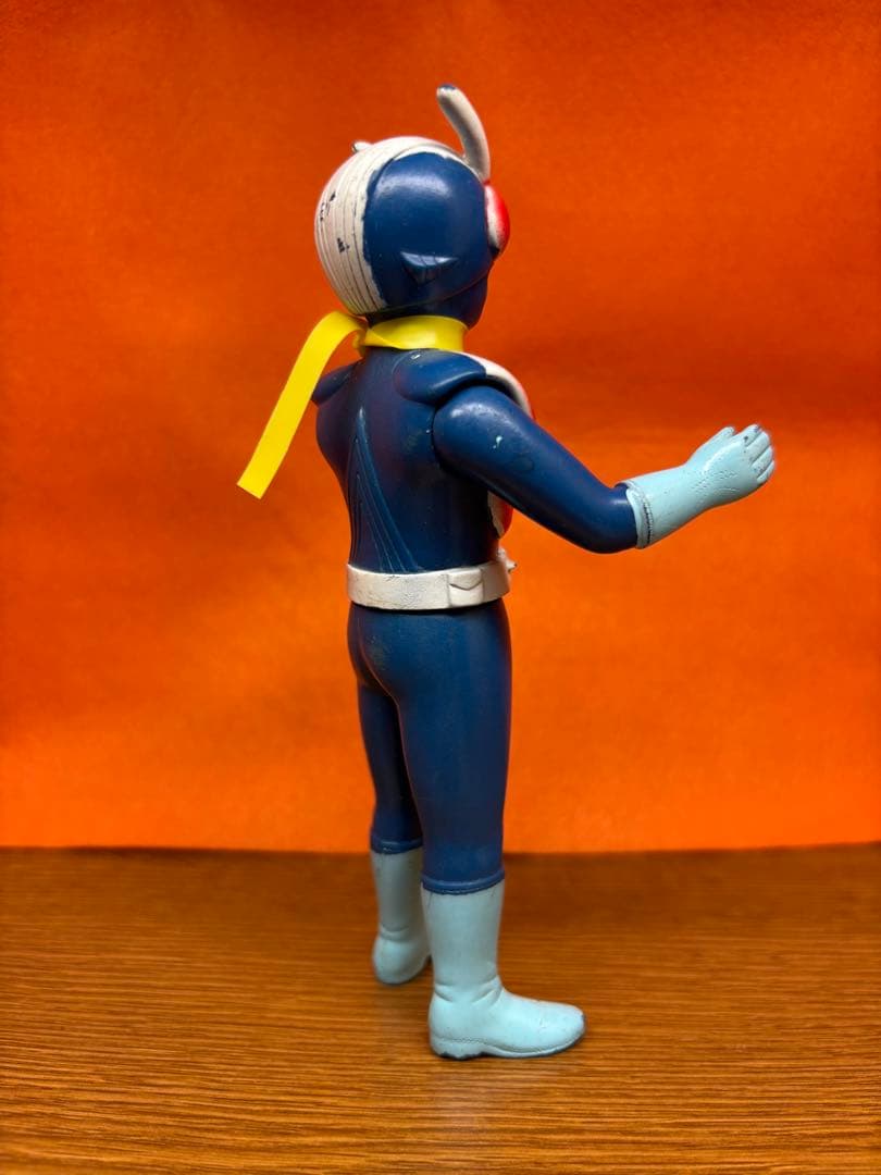 当時物 仮面ライダー ライダーマン ソフビ ポピー