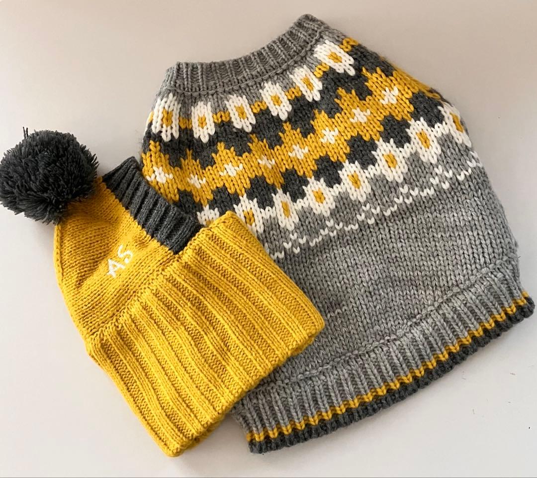 セーターと帽子セット