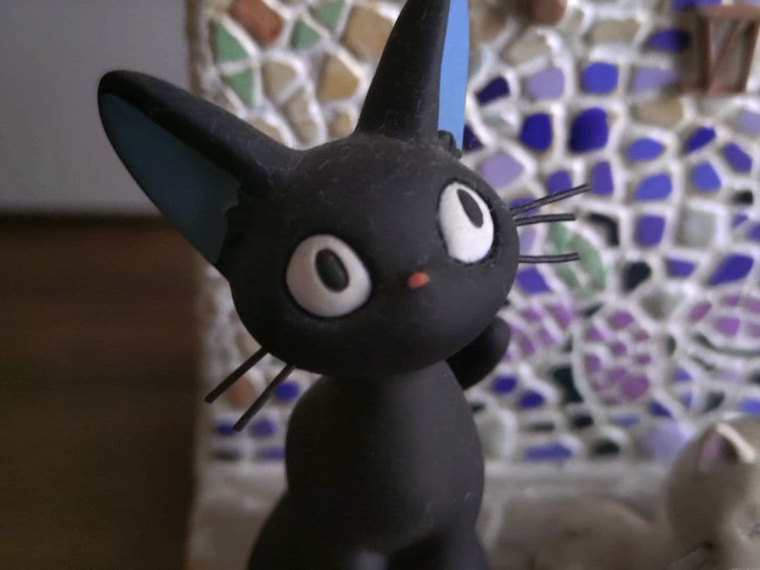 魔女の宅急便モザイクデザイン 置物