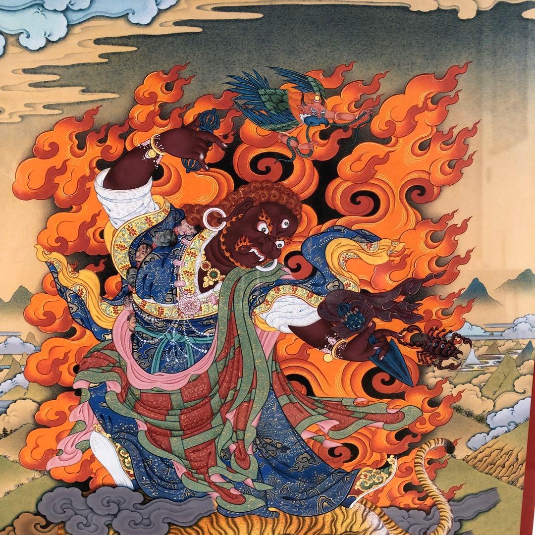 チベット　タンカ　ドルジェ・ドル