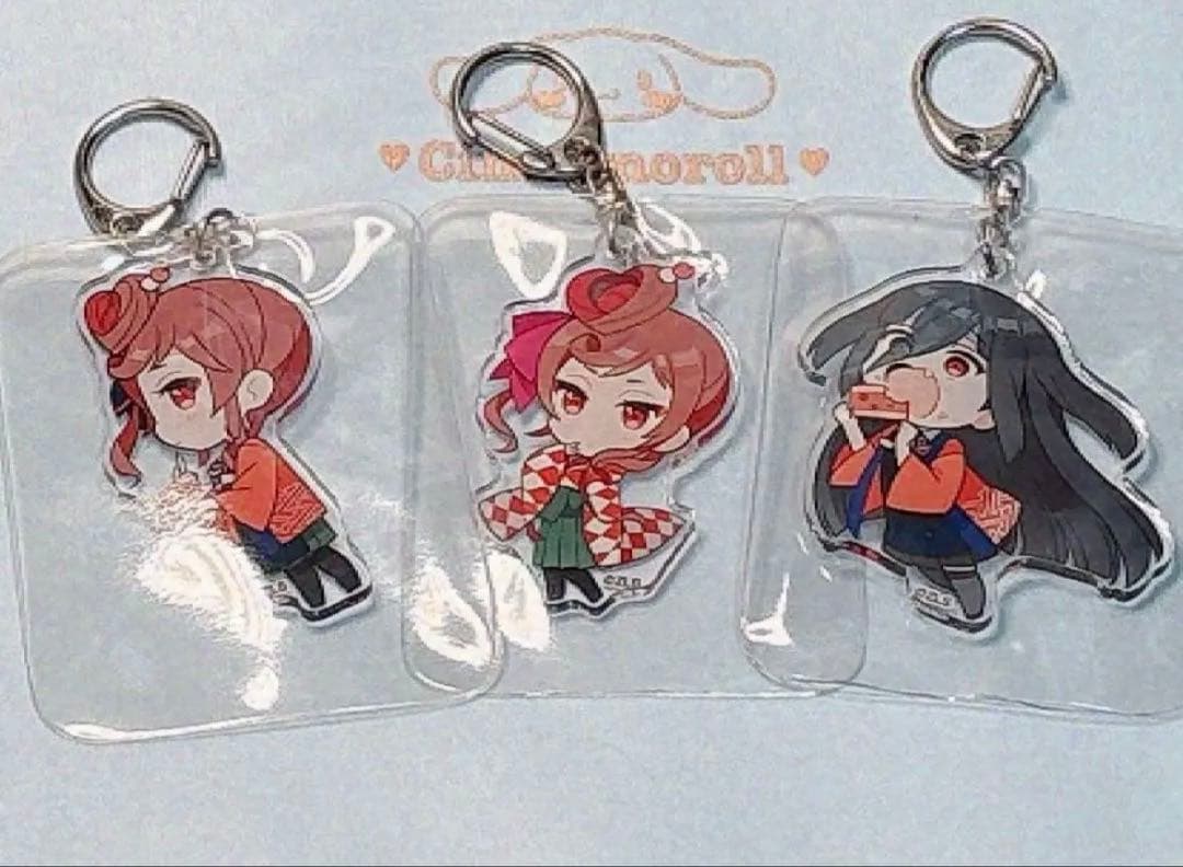 ゾンビランドサガ 九州銘菓佐賀錦＆サイゲフェス アクリルキーホルダー 3点