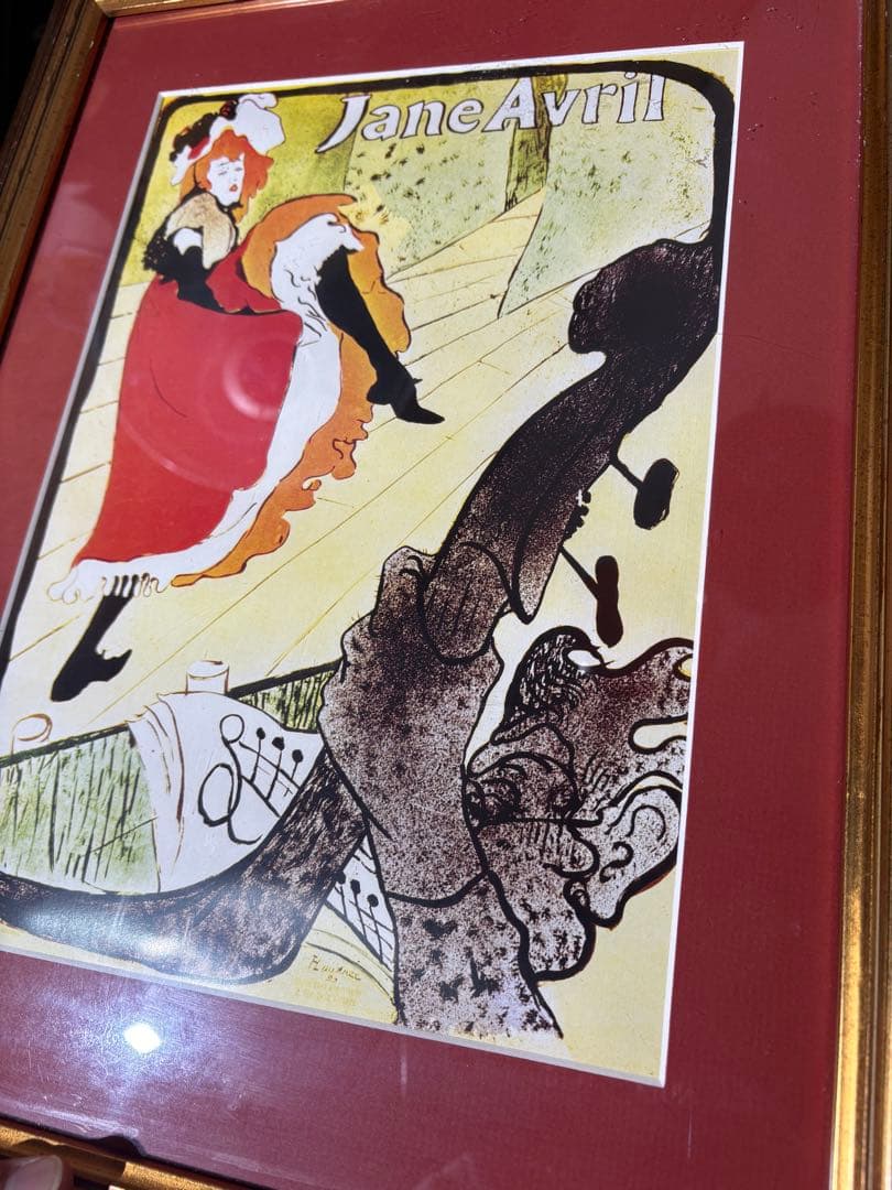 アンリ　ド　Jane Avril & Trianon-Concert ポスター