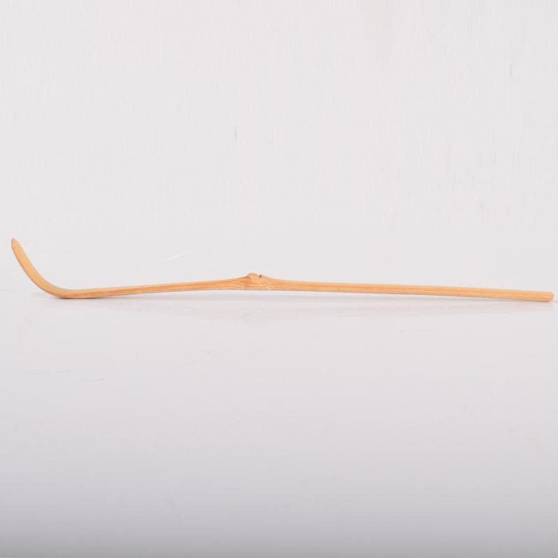 茶道具　表千家十三代即中斎　自作茶杓　書付共筒共箱　D　R7564