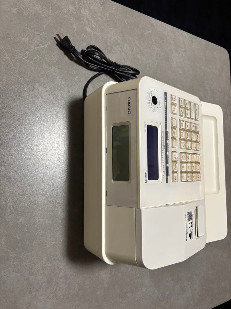 CASIO SR-S200-WEカシオ電子レジスターBluetoothスマホ連携