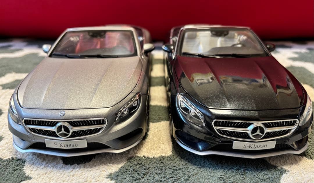 ノレブ 1/18 メルセデス ベンツ Sクラス カブリオレ 黒 ミニカー