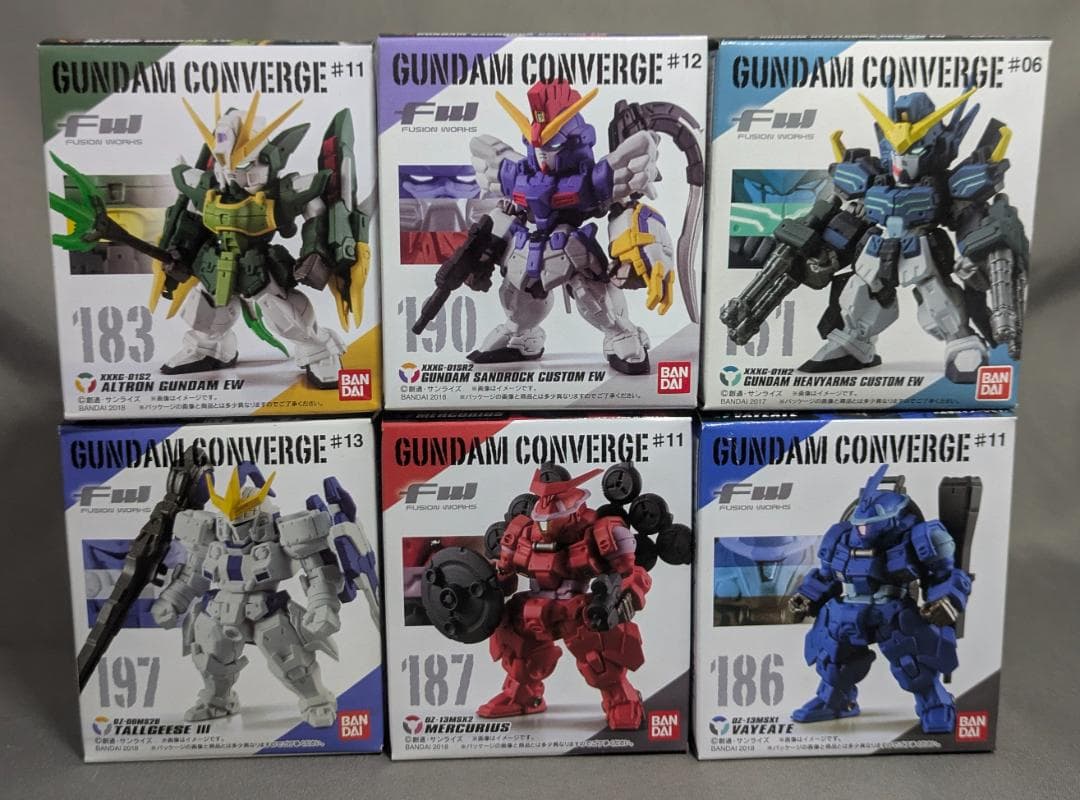 まとめ割 W系 6種セット ガンダム コンバージ [匿名発送]