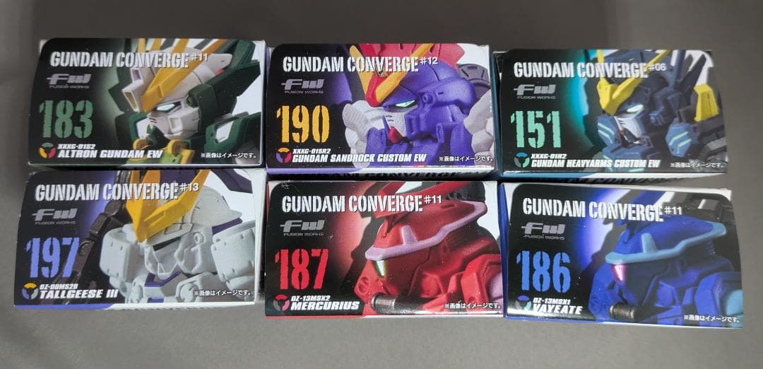 まとめ割 W系 6種セット ガンダム コンバージ [匿名発送]