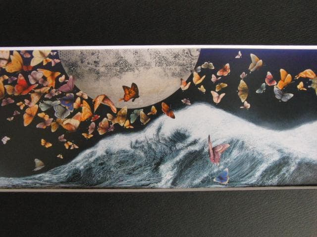 智内兄助、引力の間、希少な画集より、新品高級額・額装付、状態良好