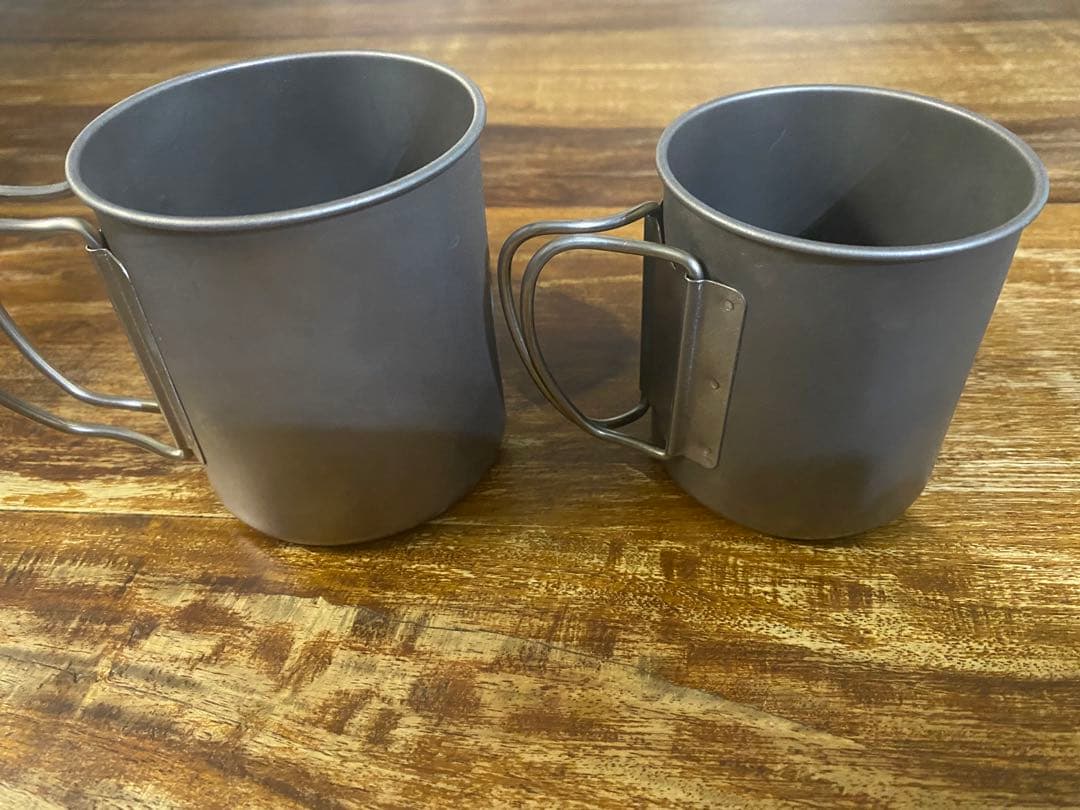 スノーピーク チタンシングルマグ　300 450セット　白馬限定