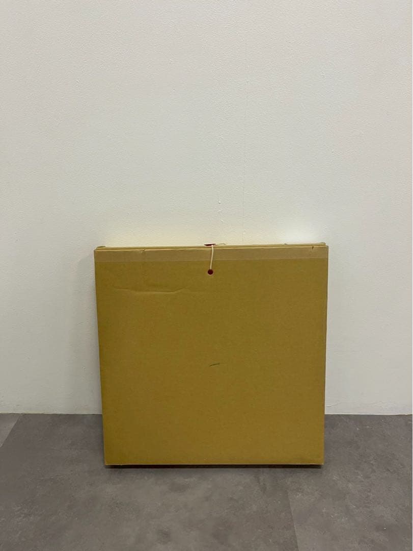 大月雄二郎「La route de France」1995年 油彩画 額装済