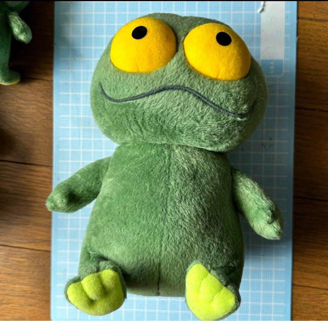 バムとケロ　ぬいぐるみ　セット　島田ゆか　絵本　ブルテリア　犬　カエル