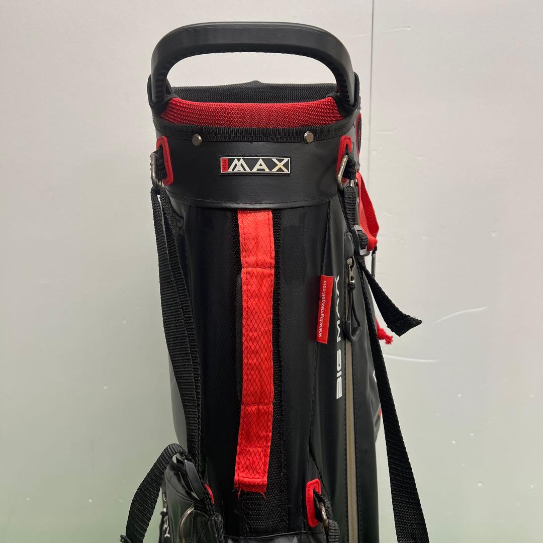 ビッグマックス　BIG MAX キャディーバック　8インチ ブラック　メンズ