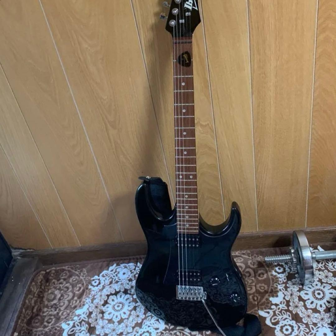 エレキギター ブラック 6弦 ハムバッカー