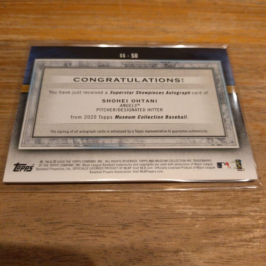 topps   大谷翔平　直筆サインカード