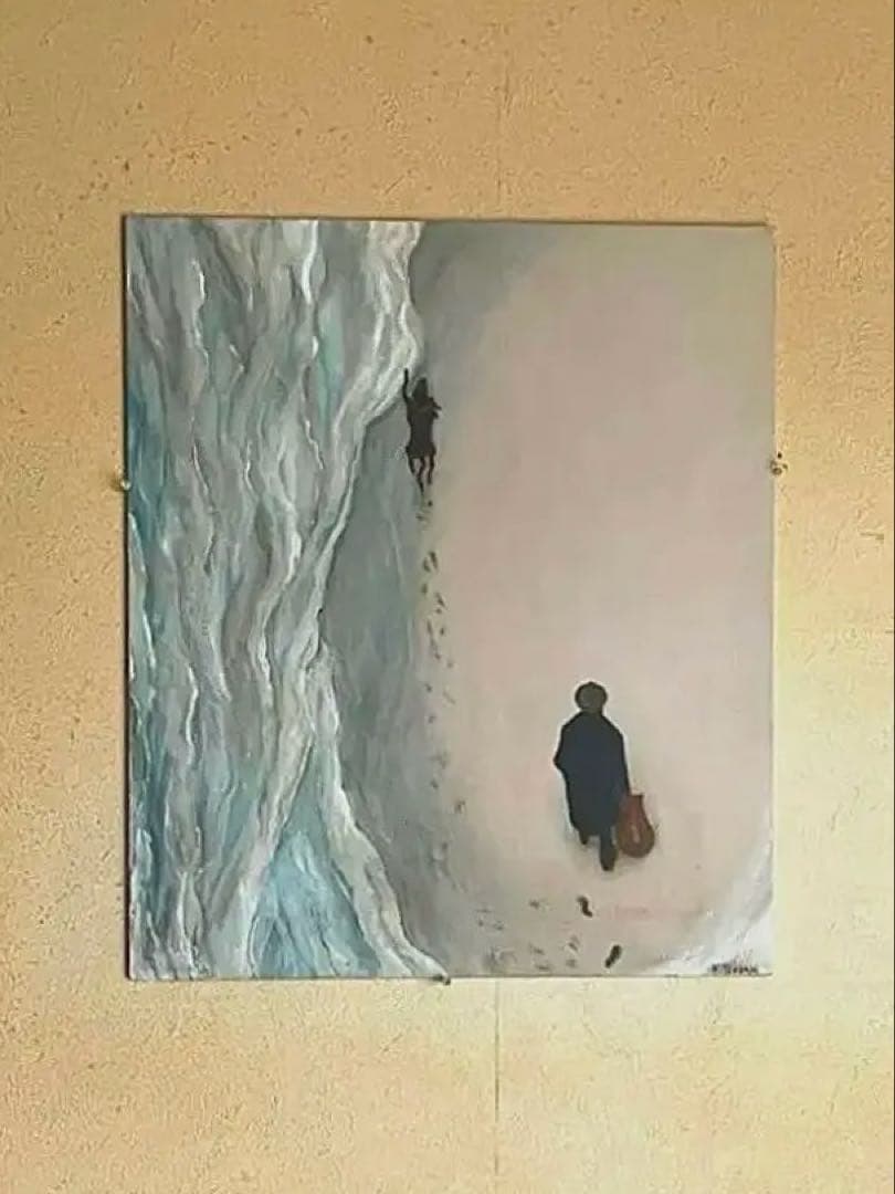 絵画『波打ち際』アクリル画F10