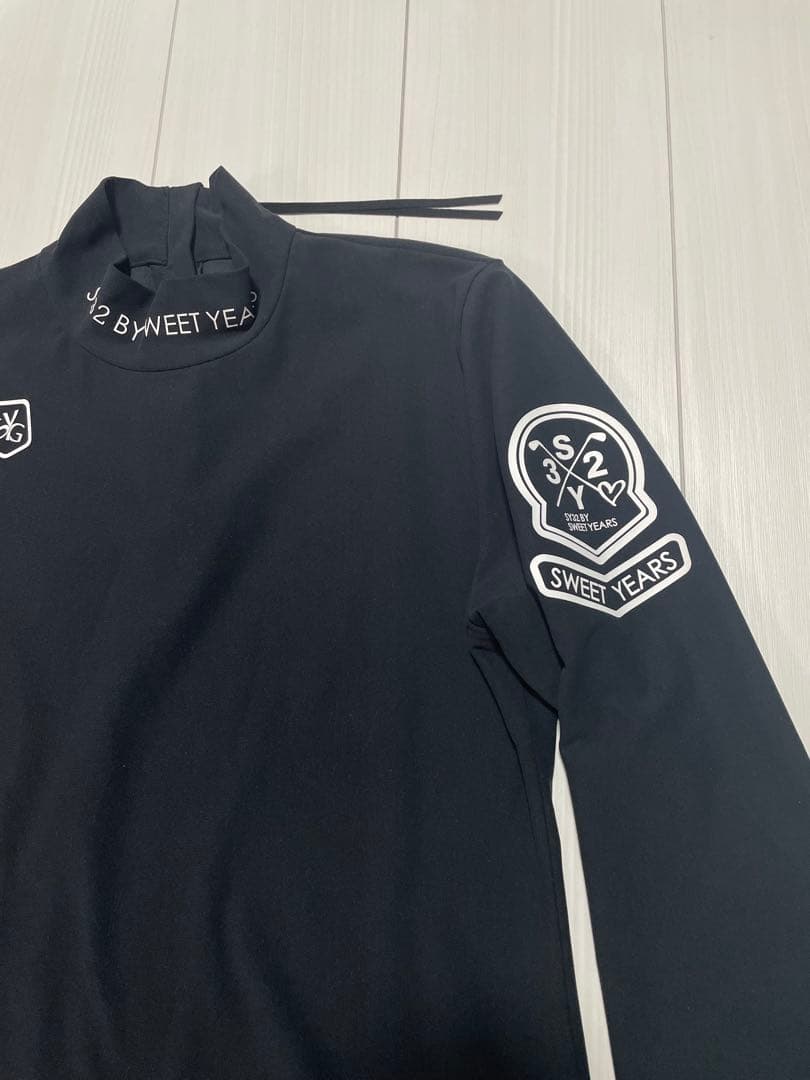 SWEET YEARS 32モックネック長袖L レディースゴルフウェア