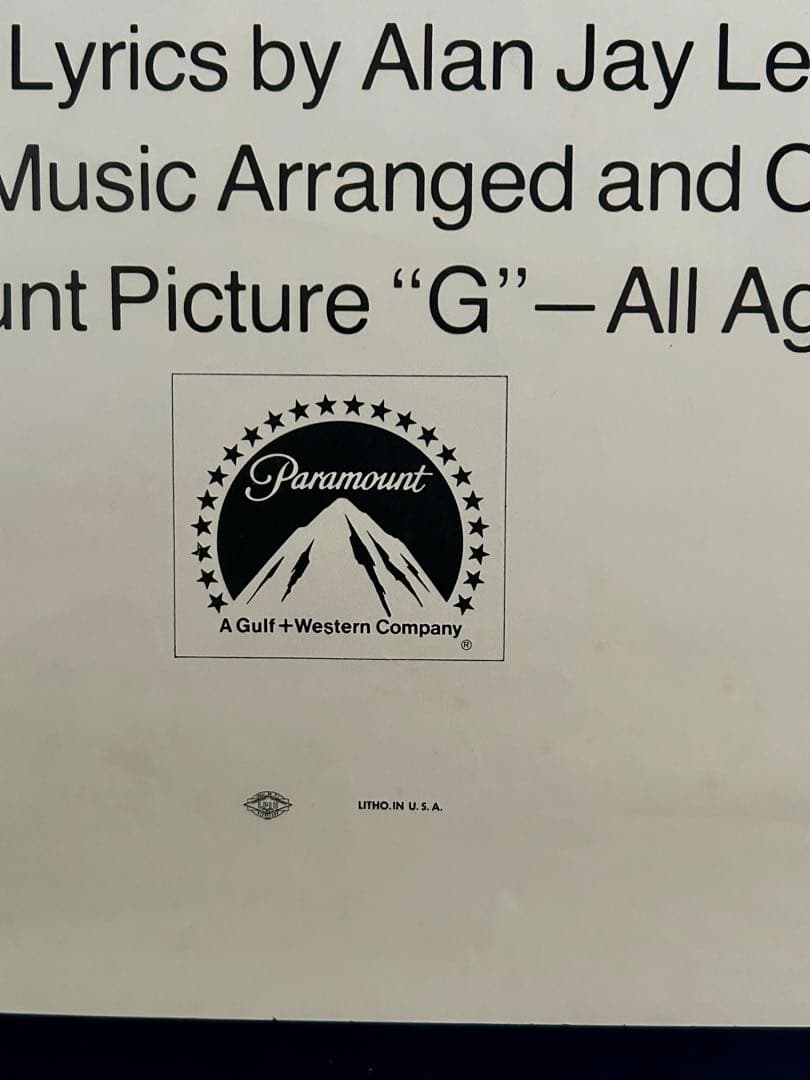 晴れた日に永遠が見える　USオリジナル映画ポスター