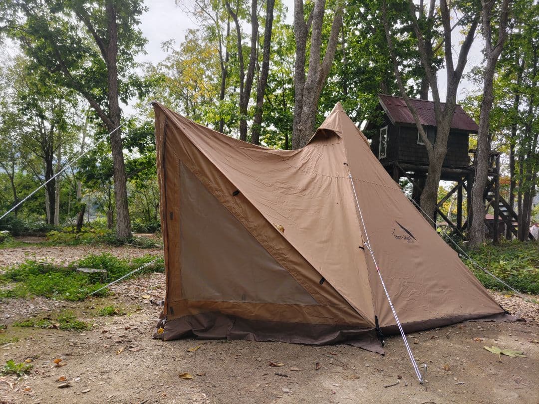 ハ*ピ様 秋は焚火です　サーカスTCコンフォートソロ　tent-Mark DES