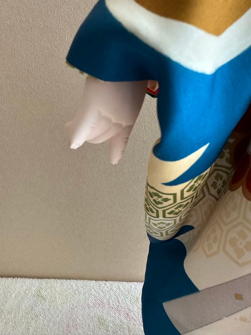 市松人形☆京人形細工司　伊東久重☆可愛い前掛け