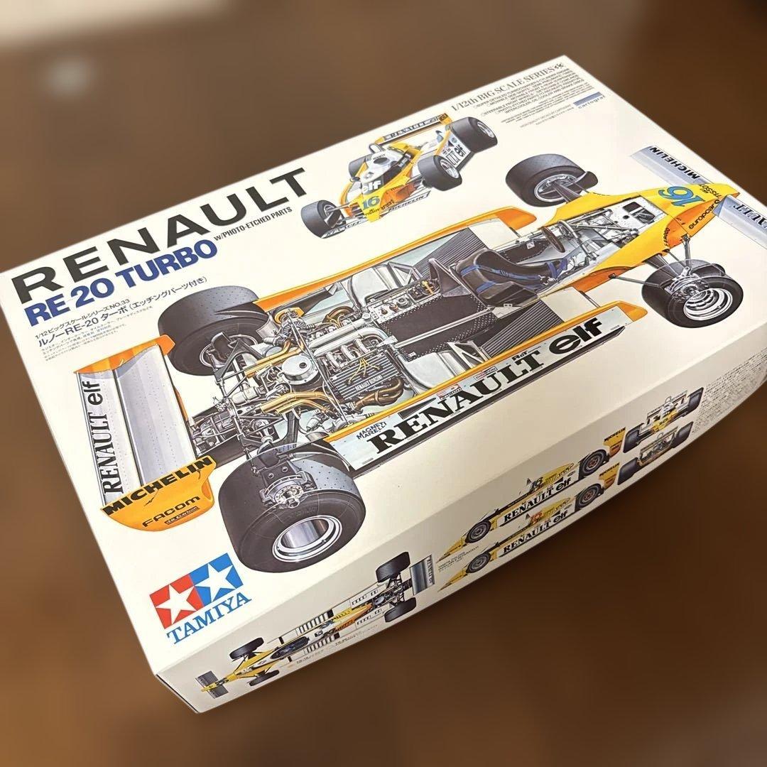 タミヤ　RENAULT ルノーRE20 ターボ　1/12