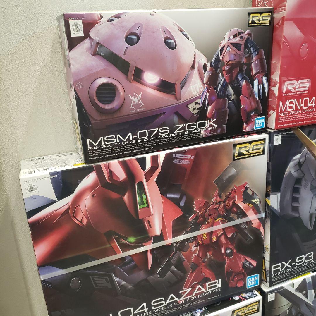 ガンプラRGジオング サザビー ズゴック ハイニューガンダムニューガンダム新品