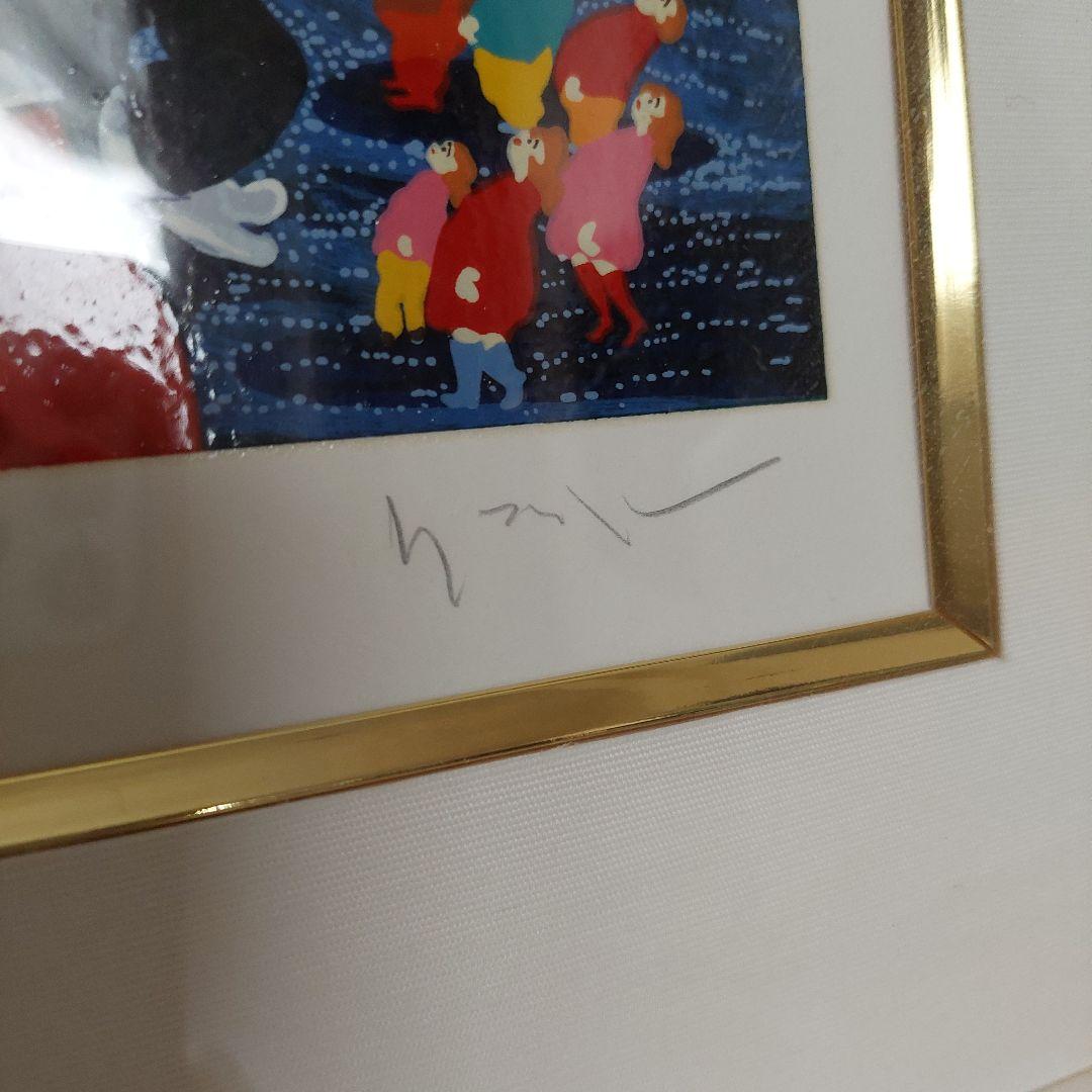 「アンブレラ スイング アット ディズニーランド」ヒロヤマガタ 作品 額装入り