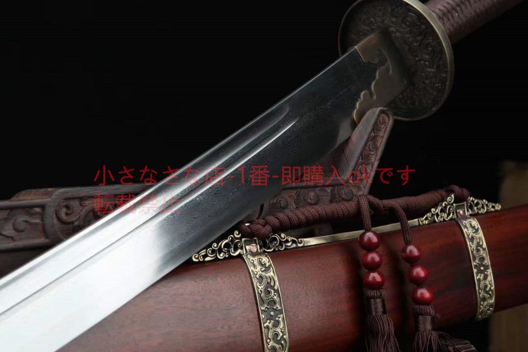 鳴鴻刀（酸枝木タイプ）古兵器 武具　刀装具　日本刀　模造刀 居合刀