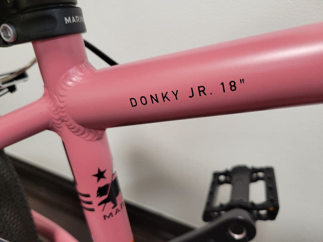 【美品】 MARIN DONKY JR 18インチ 子供用自転車 ピンク