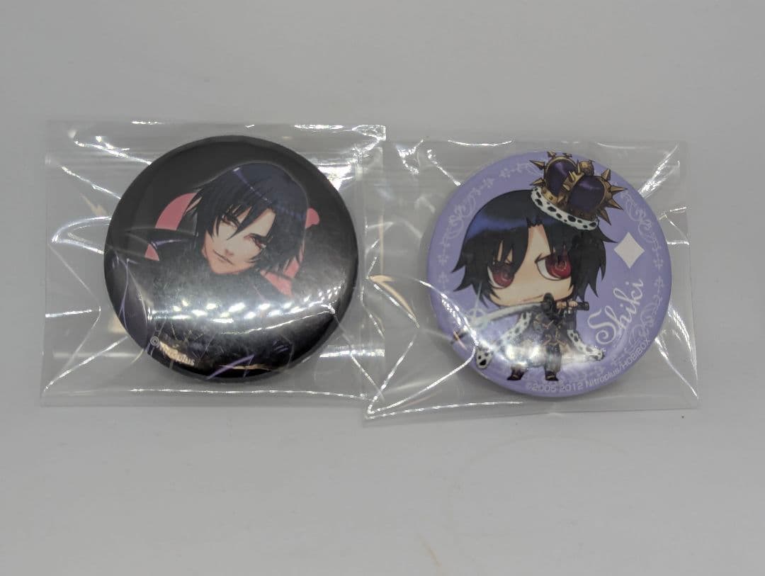 咎狗の血 シキ 缶バッジ 2点セット ニトロプラスキラル 希少 限定